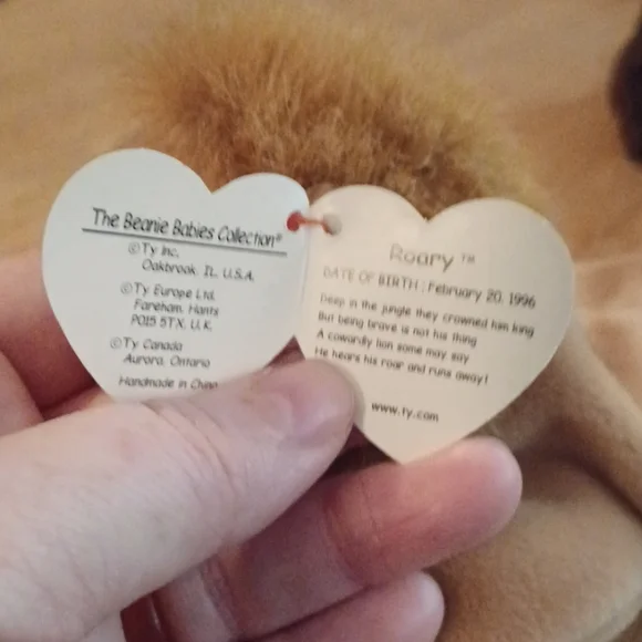 Ty 1997 Beanie Babies Roary The Lion - Picture 7 of 7